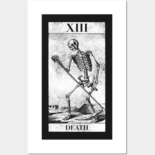 Death Tarot Card T Shirt Wall Art by LewisDesignCo